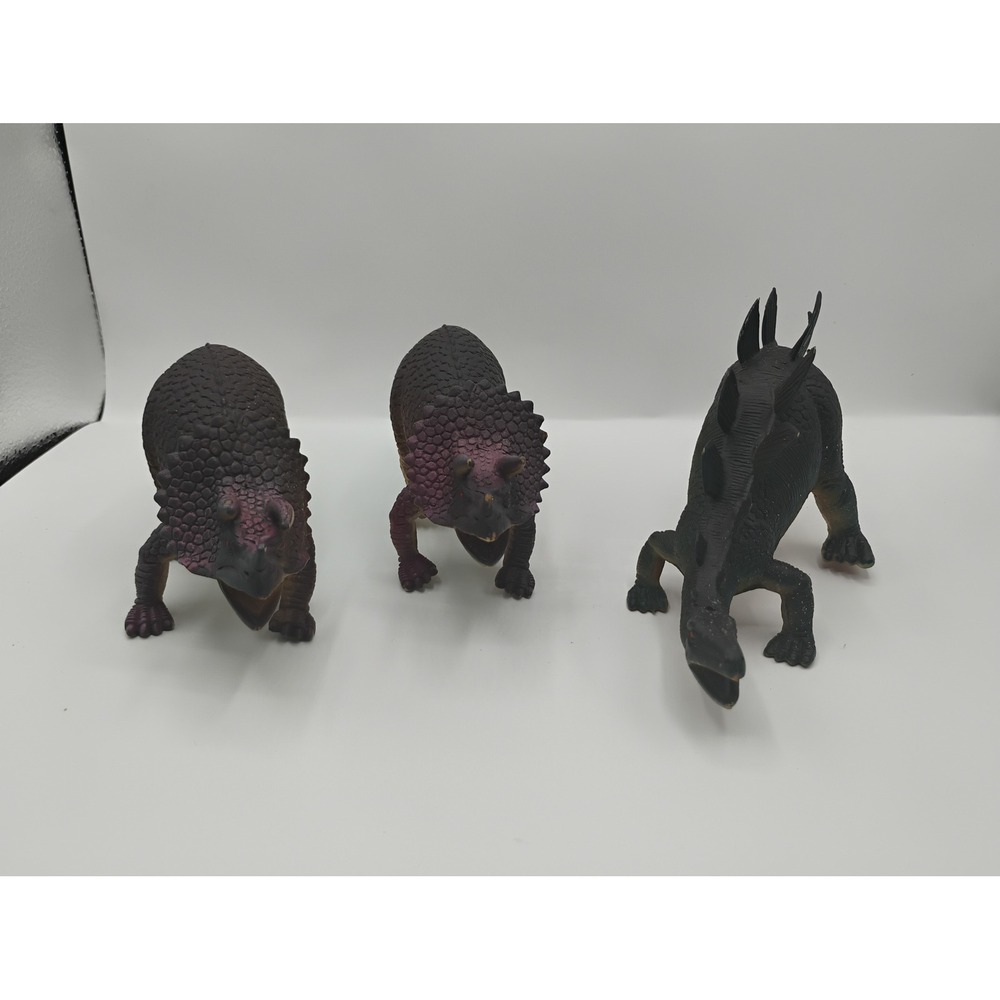 Unbranded Plastic Dinosaurs Kids OS Multi Excellent Prehistoric Toy Figures 3pc